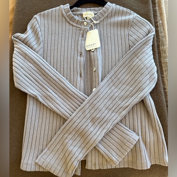 DONNI. Ribbed Cardigan - Picture 2 of 2